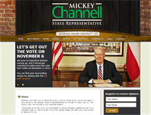 Tablet Screenshot of mickeychannell.com